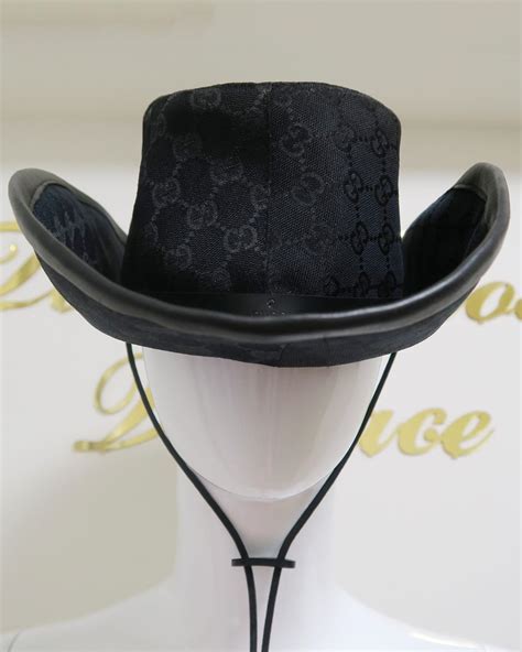 cowboy hat from gucci song|gucci hat with strings.